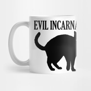 Evil Incarnate Black Cat Mug